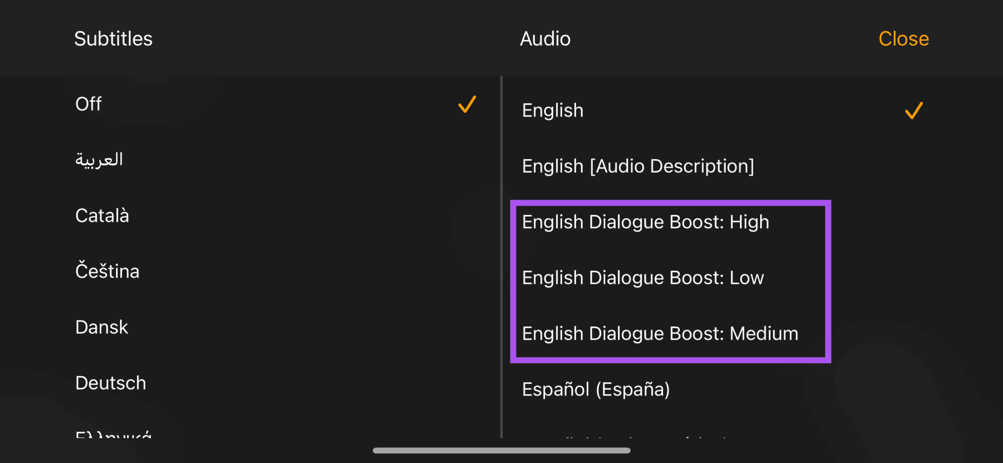 dialogue-boost-prime-video-app-mobile-2048x946-1 كيفية استخدام تعزيز الحوار في Amazon Prime Video