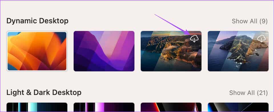 download-dynamic-wallpaper-mac أفضل 6 إصلاحات لعدم عمل الخلفية الديناميكية في الوضع المظلم على Mac