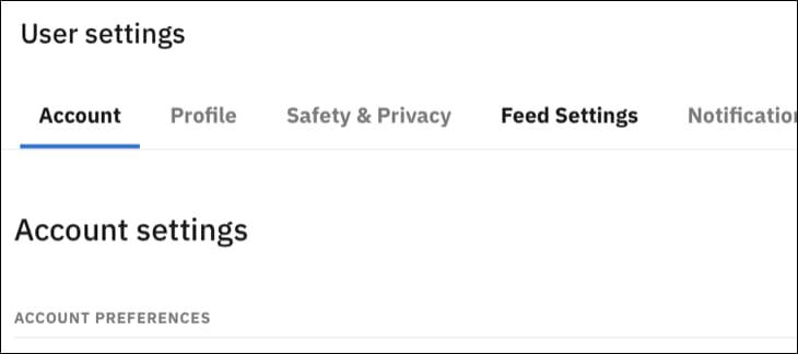 feed_settings كيفية تعطيل / تمكين محتوى NSFW في Reddit