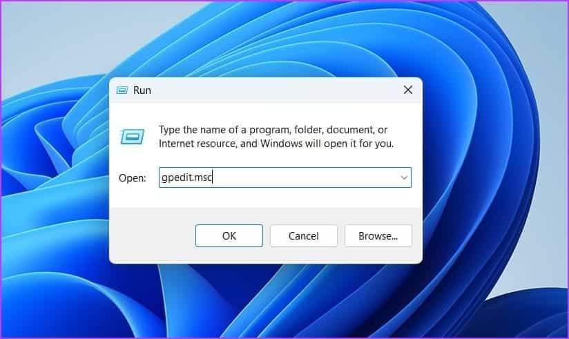 gpedit-1 أفضل 7 إصلاحات لخطأ تم تعطيل خدمة استكشاف الأخطاء وإصلاحها لـ Windows عبر الإنترنت على Windows
