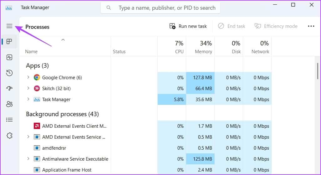 hamburger-option 4 أفضل الطرق للتحقق من وقت تشغيل جهاز الكمبيوتر على Windows 11