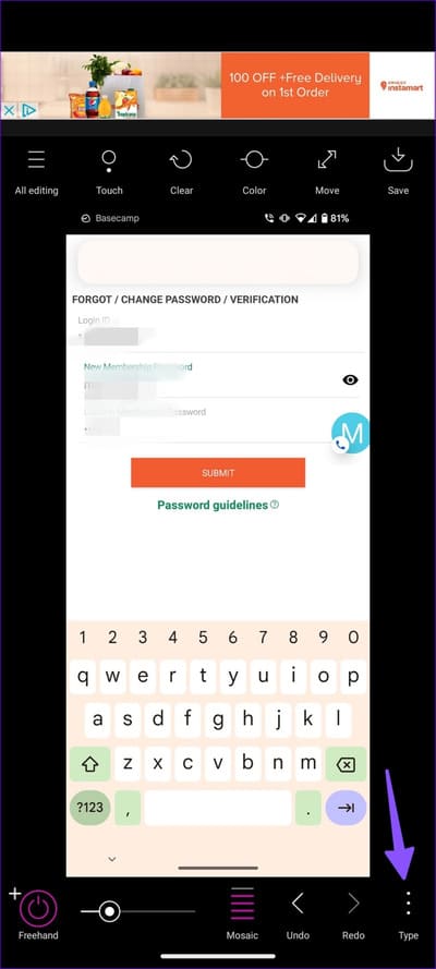 how-to-blur-out-part-of-a-picture-on-Android-12 أفضل 3 طرق لطمس و إخفاء جزء في الصورة على Android