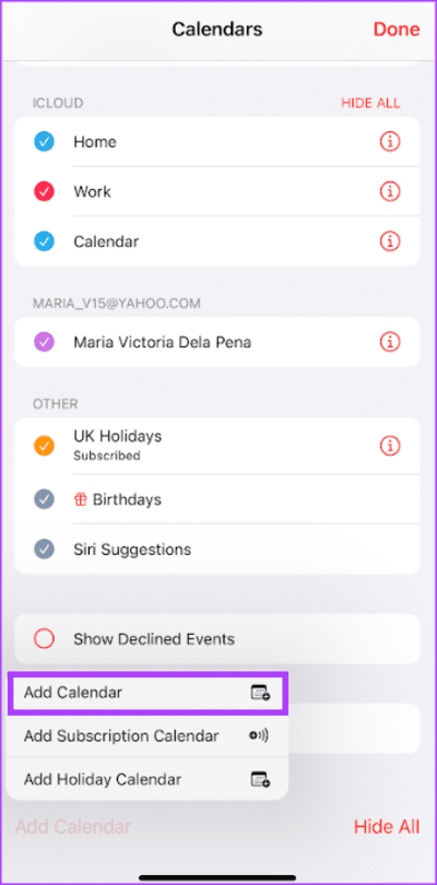 كيفية إنشاء ومشاركة وحذف Calendar iCloud على iPhone - %categories