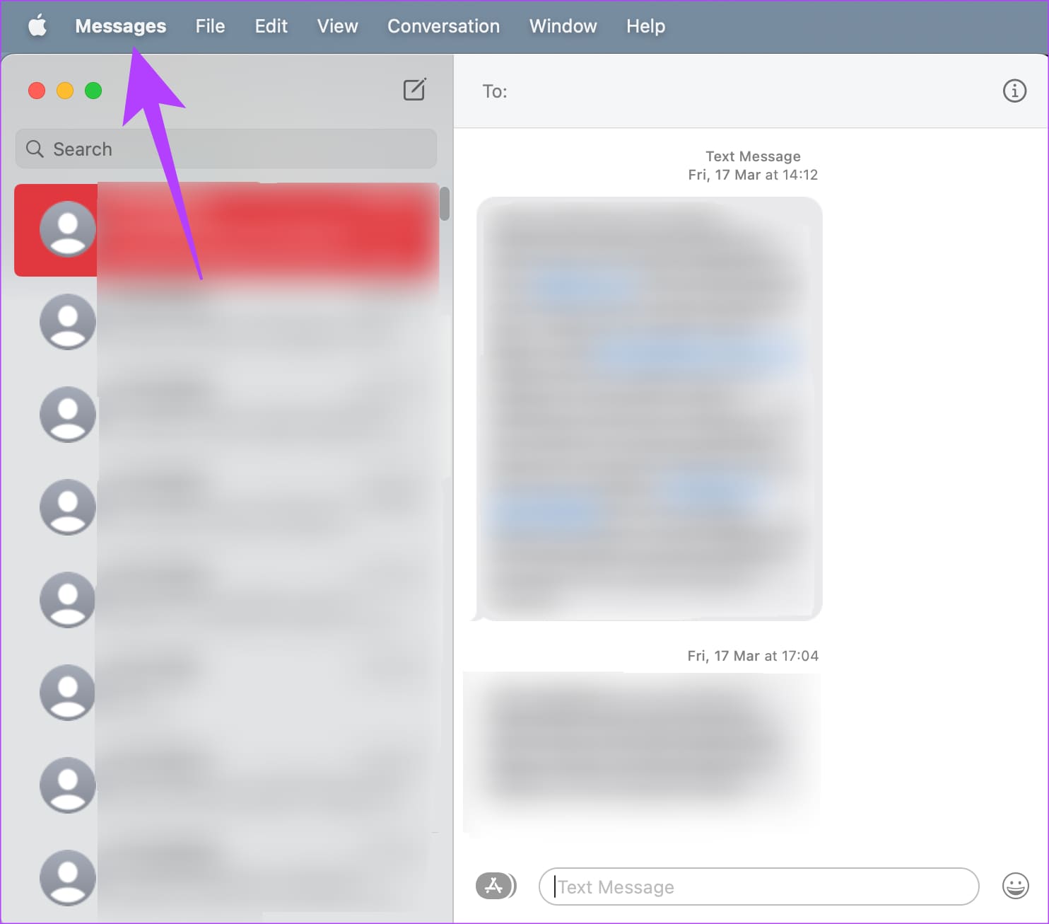 كيفية تصدير محادثات iMessages إلى ملف PDF على Mac و iPhone - %categories