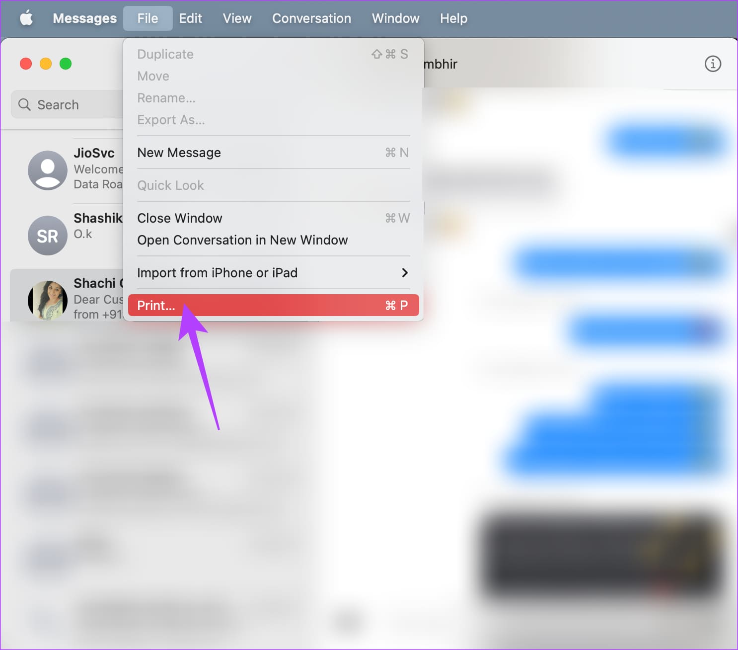 كيفية تصدير محادثات iMessages إلى ملف PDF على Mac و iPhone - %categories