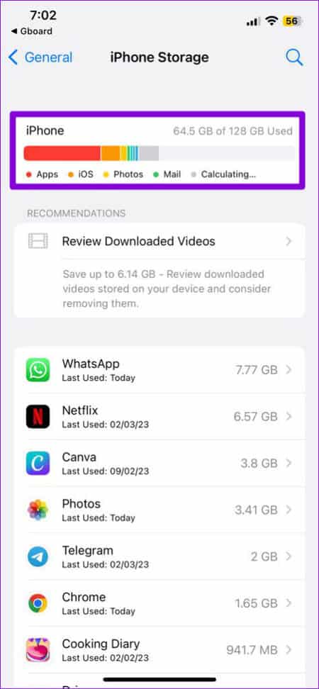 iPhone-Storage-Status-474x1024-1 أفضل 7 طرق لإصلاح عدم الاحتفاظ بنسخة احتياطية من الذكريات على Snapchat على Android و iPhone
