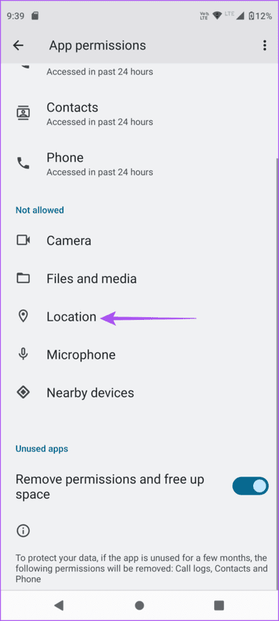 location-telegram-settings-android-461x1024-1 أفضل 7 إصلاحات لعدم تحديث موقع الجغرافي المباشر Telegram Live على iPhone و Android