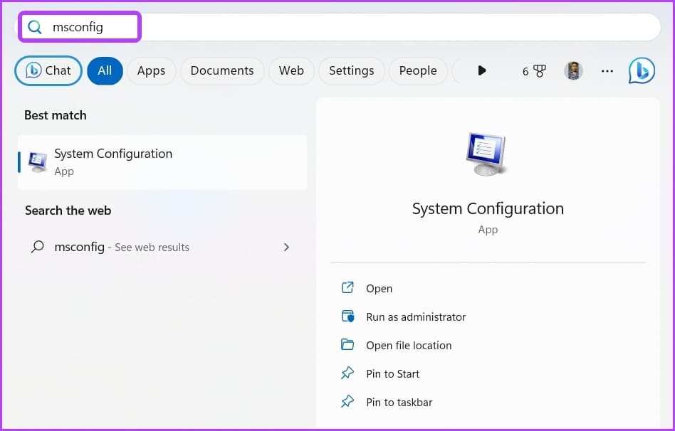 msconfig 7 طرق سريعة لإصلاح خطأ "تأكد من أن المجلد المؤقت temp الخاص بك صالح" على Windows 11
