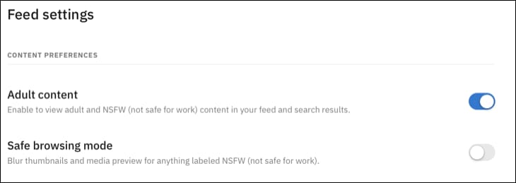 nsfw_toggle_reddit كيفية تعطيل / تمكين محتوى NSFW في Reddit