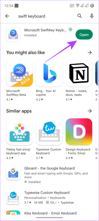 once-installed-tap-open-1 4 طرق لتغيير لوحة المفاتيح على Android