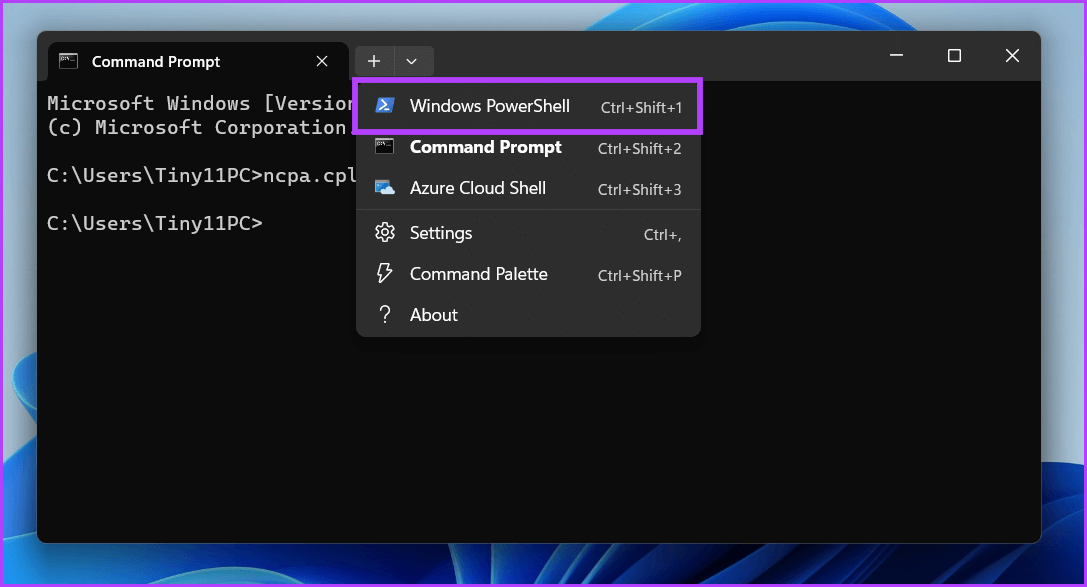 open-network-connections-using-pwrshll 9 طرق سهلة لفتح اتصالات الشبكة في Windows 11