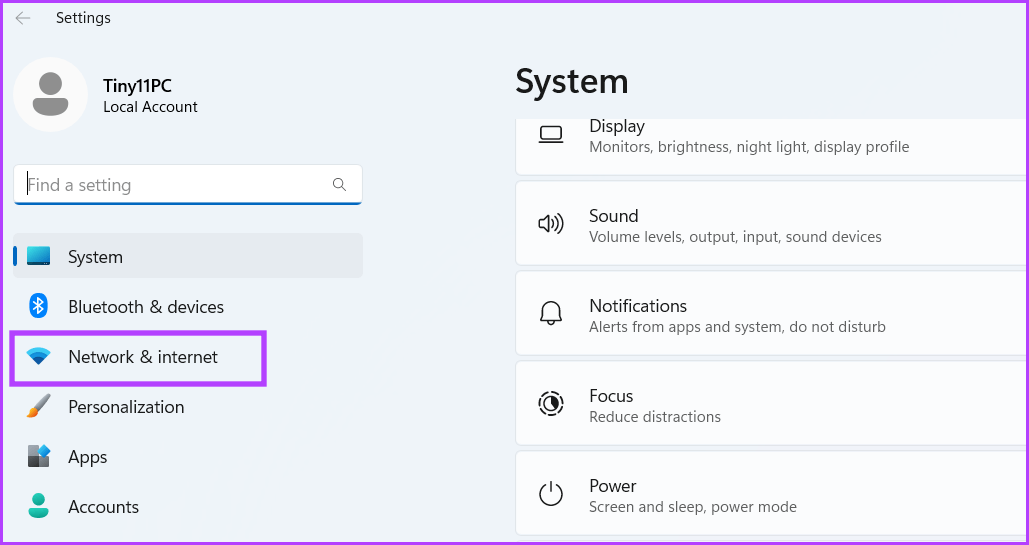 open-network-connections-using-settings 9 طرق سهلة لفتح اتصالات الشبكة في Windows 11