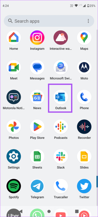 open-outlook-app-on-android-462x1024-1 كيفية حذف رسائل البريد الإلكتروني المتعددة في Outlook على الهاتف المحمول والويب