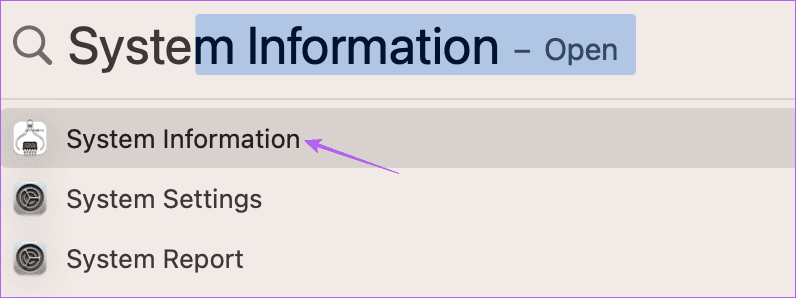 open-system-information-mac-1 أفضل 9 إصلاحات لعدم عمل كاميرا Mac في Google Meet