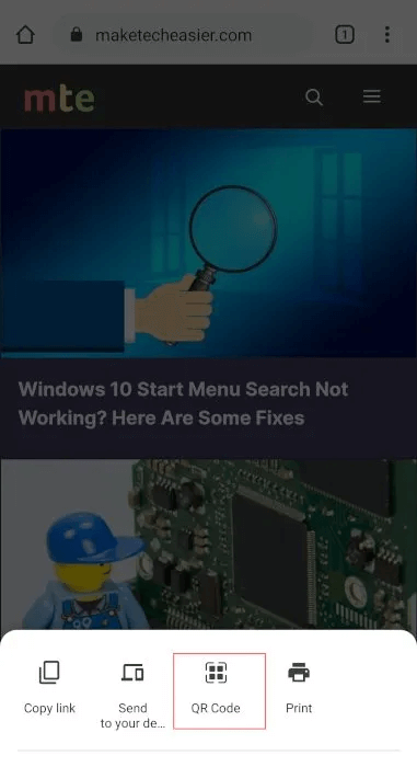 qr-code-chrome-chrome-share-qr-code.jpg كيفية إنشاء رمز الاستجابة السريعة QR في Google Chrome على الفور