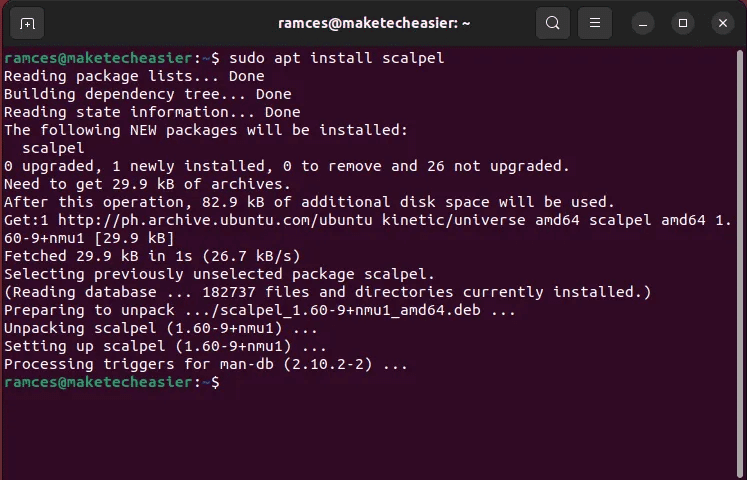 recover-files-linux-tools-25-installing-scalpel.png 7 طرق لاستعادة الملفات المحذوفة على Linux