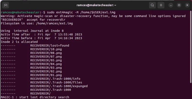 recover-files-linux-tools-41-restoring-ext4-partition-image-800x413.png 7 طرق لاستعادة الملفات المحذوفة على Linux