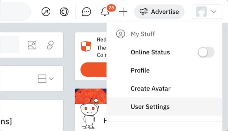 reddit_user_settings كيفية تعطيل / تمكين محتوى NSFW في Reddit