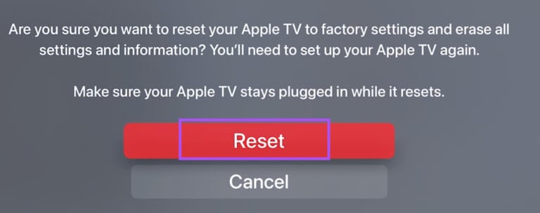 reset-apple-tv-4k-768x304-1 أفضل 6 إصلاحات لعدم عمل تطبيق Apple TV Remote على iPhone