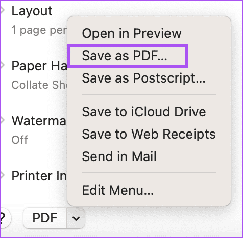 save-as-pdf-preview-mac كيفية تحويل ملفات JPG إلى PDF على نظام Mac
