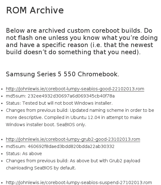 seabios-bios-rom-archive.png كيفية استبدال Chromebook BIOS بـ SeaBIOS