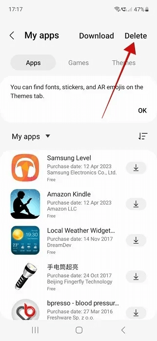 see-recently-deleted-apps-android-samsung-delete-buttonjpeg.jpeg كيفية عرض التطبيقات المحذوفة مؤخرًا على الهاتف المحمول
