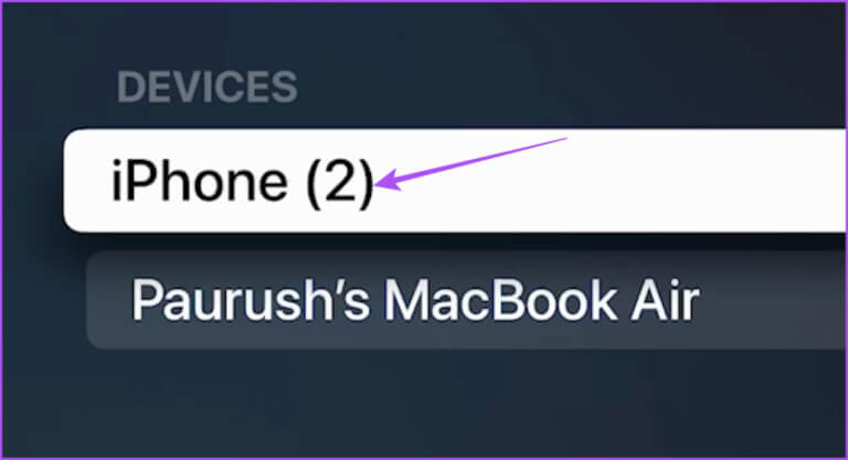 select-iphone-from-devices-apple-tv-settings-768x417-1 أفضل 6 إصلاحات لعدم عمل تطبيق Apple TV Remote على iPhone