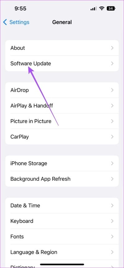 software-update-settings-iphone-1-474x1024-4 أفضل 5 إصلاحات لعدم حفظ الصور على iPhone