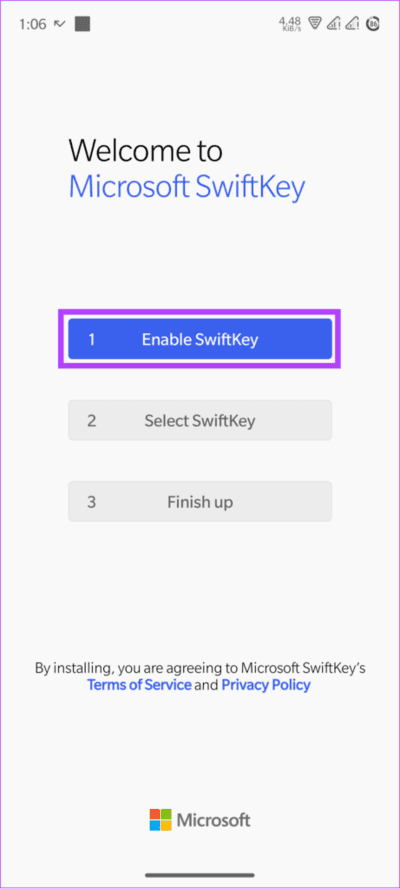 tap-enable-swift-key-to-change-android-keyboard-2-461x1024-1 4 طرق لتغيير لوحة المفاتيح على Android