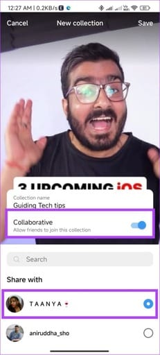 toggle-on-and-add-the-person-to-collaboration-save-461x1024-1 كيفية استخدام مجموعة مشتركة على Instagram