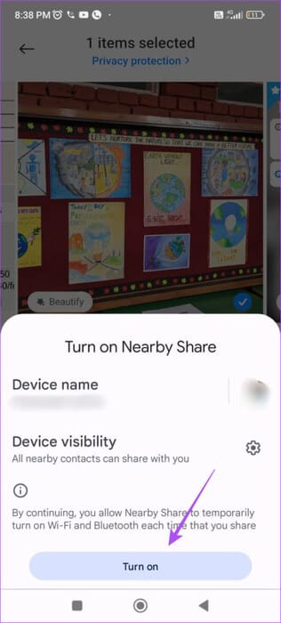 turn-on-nearby-share-android-462x1024-1 كيفية استخدام ميزة NEARBY SHARE من Android على Windows