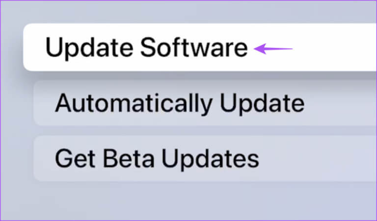 update-software-settings-apple-tv-4k-768x451-1 أفضل 6 إصلاحات لعدم عمل تطبيق Apple TV Remote على iPhone