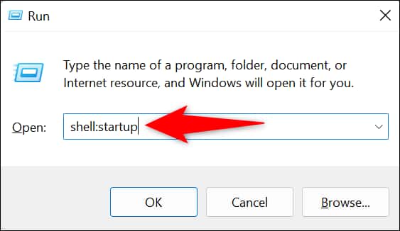1-open-windows-11-startup-folder كيفية فتح Sticky Notes عند بدء التشغيل في Windows 11
