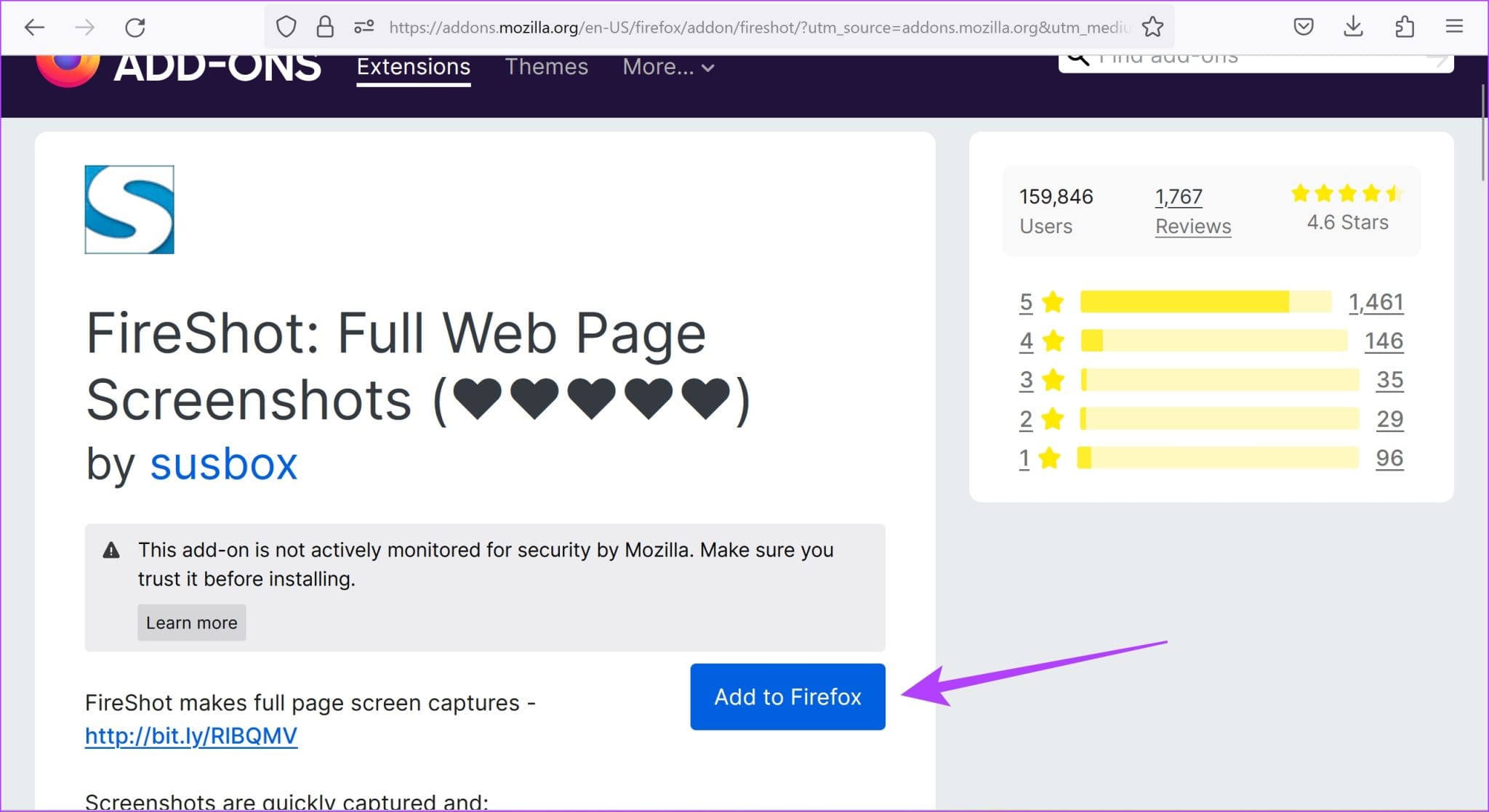 11.-Add-to-Firefox-2048x1118-1 أفضل 4 طرق لالتقاط لقطة شاشة كاملة الصفحة في Firefox