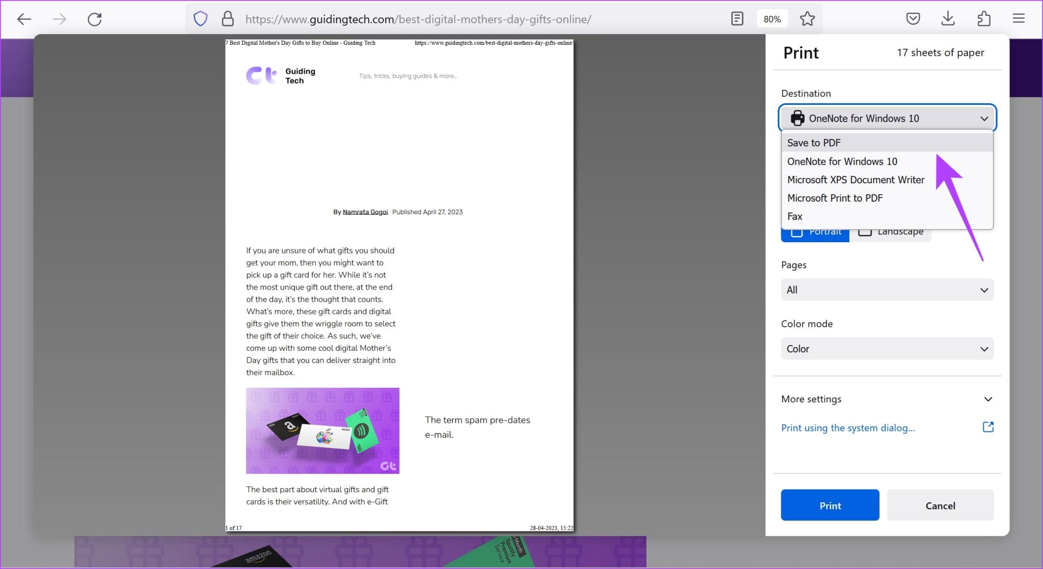 15.Save-to-PDF-2048x1118-1 أفضل 4 طرق لالتقاط لقطة شاشة كاملة الصفحة في Firefox