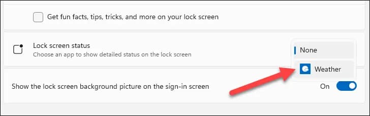 2023-04-27_15-29-23 كيفية إضافة ويدجت الطقس إلى شاشة القفل في Windows 10 و 11