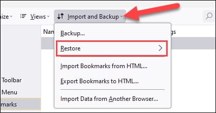 2023-05-08_14-50-45 كيفية استرداد الإشارات المرجعية المحذوفة في Chrome و Firefox