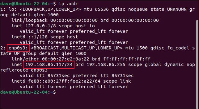 3-5 كيفية تعيين عنوان IP ثابت في Ubuntu