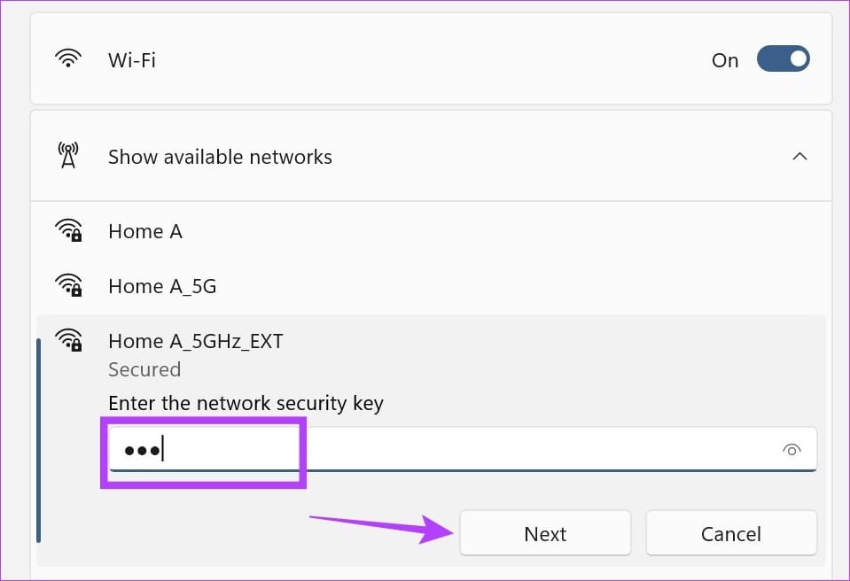 4 طرق سهلة للاتصال بشبكة Wi-Fi على Windows 11 - %categories