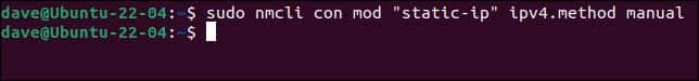8-3 كيفية تعيين عنوان IP ثابت في Ubuntu
