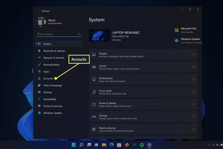 A2-Sync-Laptop-to-Microsoft-Account-4cff2184c4b2455498e517d8e229563d كيفية مزامنة جهاز كمبيوتر محمول مع حساب Microsoft تلقائيًا