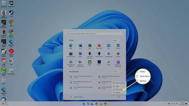 A3-ShutDownWindows11-annotated-515c4658221b4840a6b3e3c4e0769c0b 8 طرق لإيقاف تشغيل Windows 11