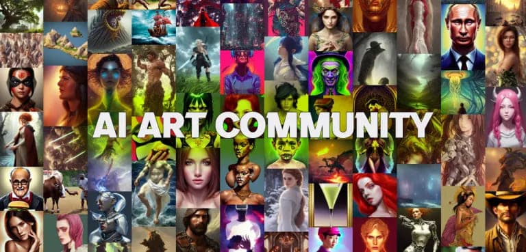 AI-Art-Community كيف تصنع فن بالذكاء الاصطناعي