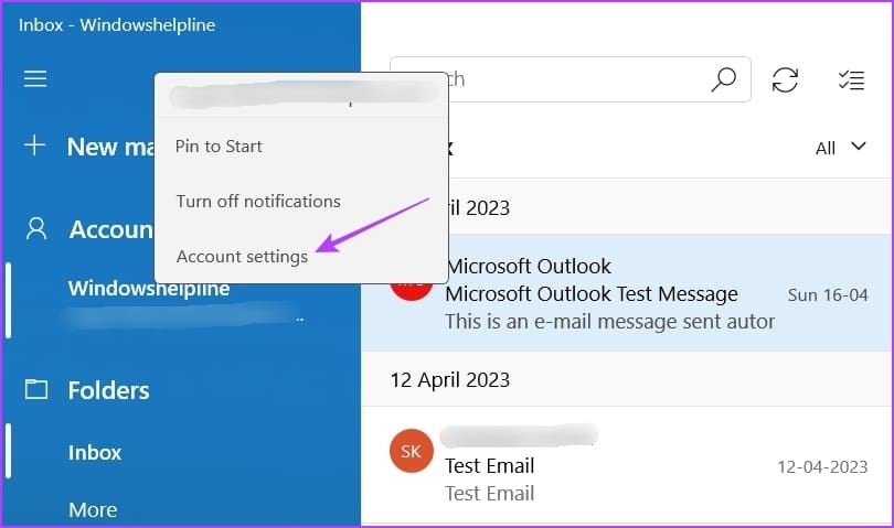 أفضل 6 طرق لإصلاح ظهور كود HTML لرسائل البريد الإلكتروني على تطبيق البريد في Windows 11 - %categories