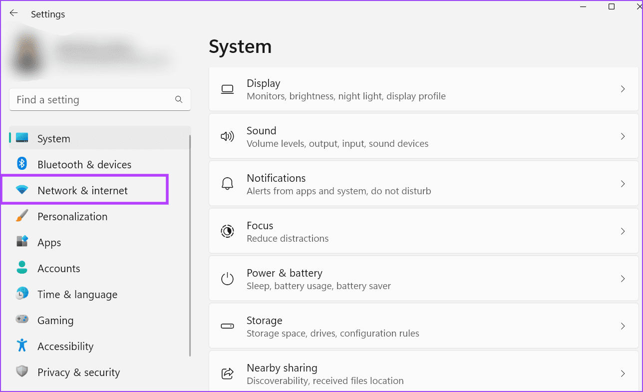 Change-Network-Connection-Type-2 أفضل 8 طرق لإصلاح عدم عمل المشاركة القريبة Nearby Sharing على Windows 11