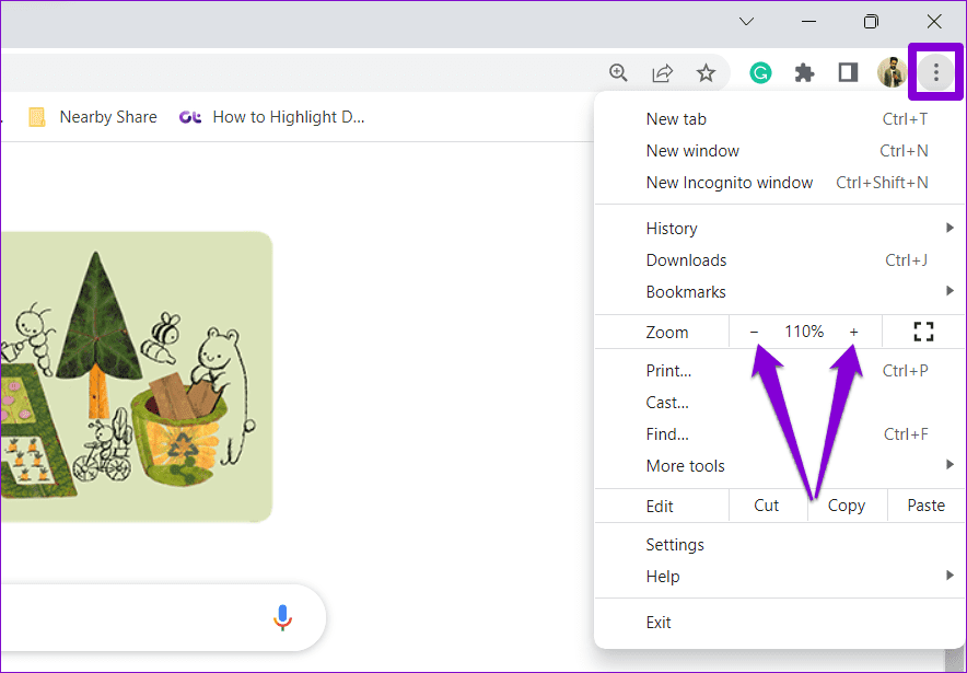 Change-Zoom-for-Specific-Website-in-Google-Chrome كيفية تغيير إعدادات التكبير في Google Chrome