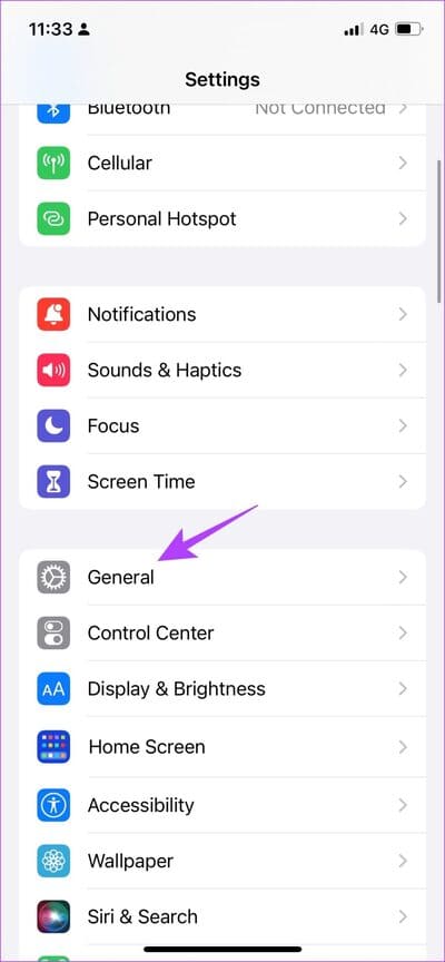 Click-on-General-3 10 طرق لإصلاح عدم عمل تطبيق YouTube Music في الخلفية