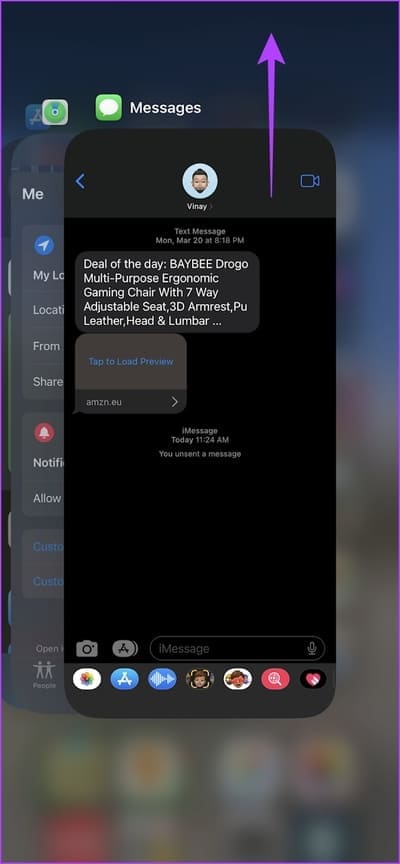 Close-the-app كيفية إصلاح "الموقع غير متوفر" على iPhone