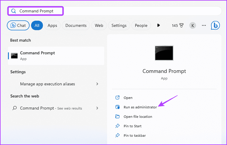 Command-Prompt-1 6 طرق سريعة لعرض قائمة بجميع حسابات المستخدمين على Windows 11