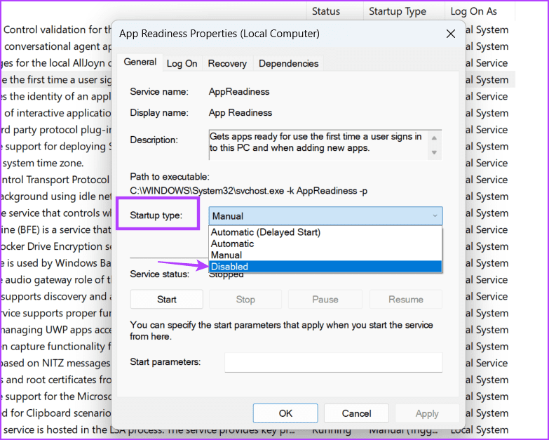 Configure-Services-Related-to-File-Explorer-3 أفضل 7 طرق لإصلاح عدم عمل Explorer.exe عند بدء التشغيل على Windows 11
